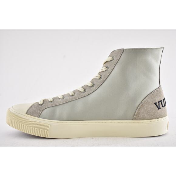 Louis Vuitton Tattoo Grey Satin Suede Kim Jones High Top Sneakers UK 9 US 10 11 - Picture 8 of 14